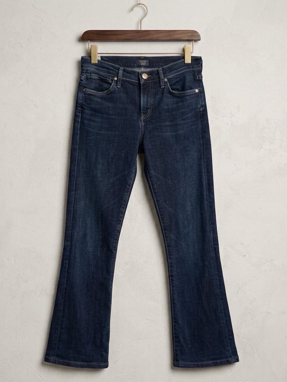 Citizens of Humanity Emannuelle Mid Rise Slim Bootcut Jeans Dark Indigo